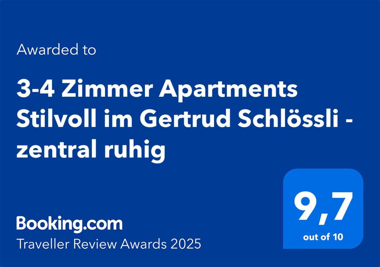 2-4 Zimmer Apartments Stilvoll Im Gertrud Schloessli - Zentral Ruhig St. Gallen Exterior photo